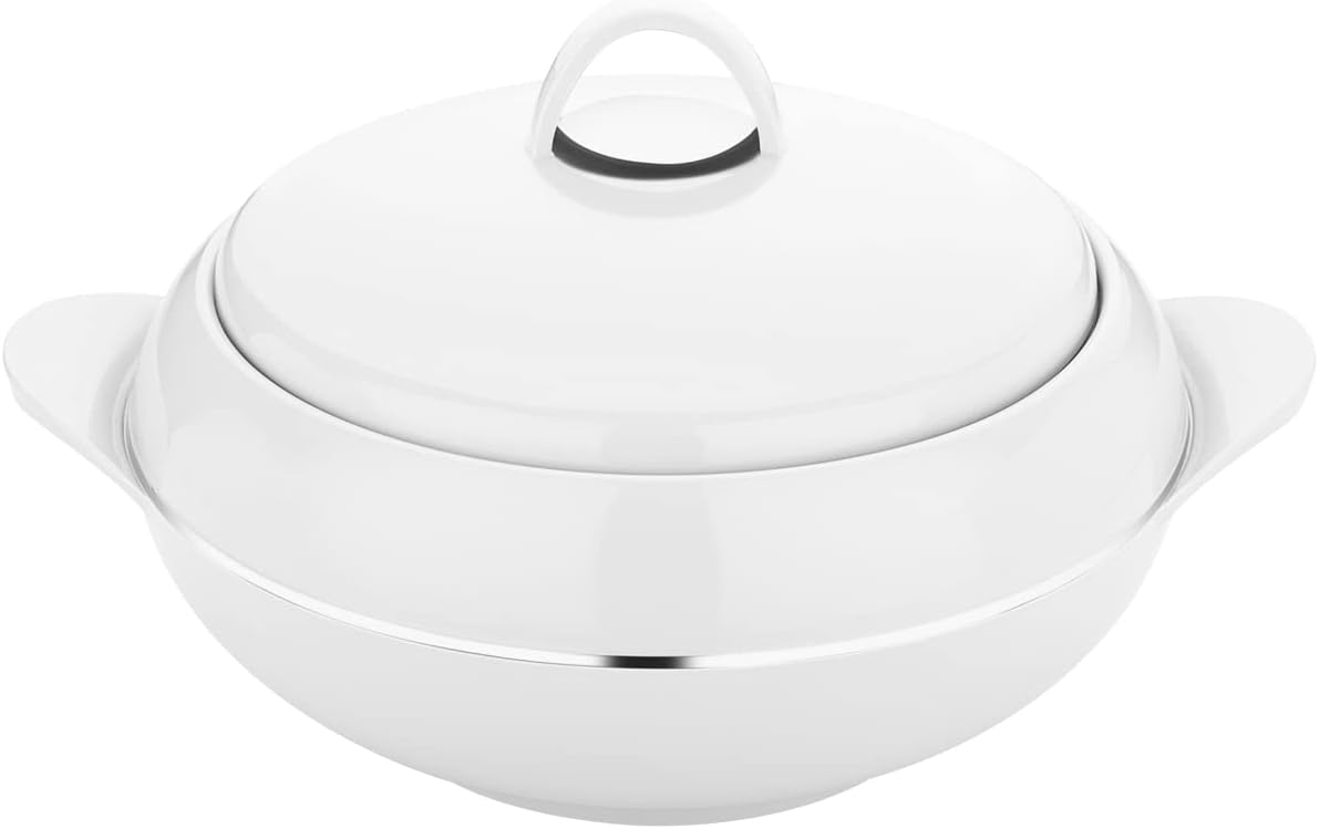 ROYALFORD Omega Gold Insulated Casserole 1600ml, Firm Twist Lock, White&Silver - Al Kabayel Discount CentreROYALFORD Omega Gold Insulated Casserole 1600ml, Firm Twist Lock, White&SilverCasseroles & Stock PotsAl Kabayel Discount CentreAl Kabayel Discount Centre