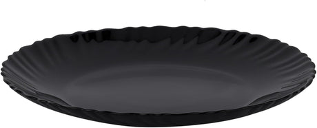 Royalford Opalware Dinner Plates RF11902 Reusable Flat Serving Plates Rice Plates, Dishwasher Safe, Microwave Safe Perfect for Dinner Dishes Healthy for kids & Adult, BPA free & Eco - Friendly Medium - 19CM - Black - Al Kabayel Discount CentreRoyalford Opalware Dinner Plates RF11902 Reusable Flat Serving Plates Rice Plates, Dishwasher Safe, Microwave Safe Perfect for Dinner Dishes Healthy for kids & Adult, BPA free & Eco - Friendly Medium - 19CM - BlackPlatesROYALFORDAl Kabayel Discount Centre