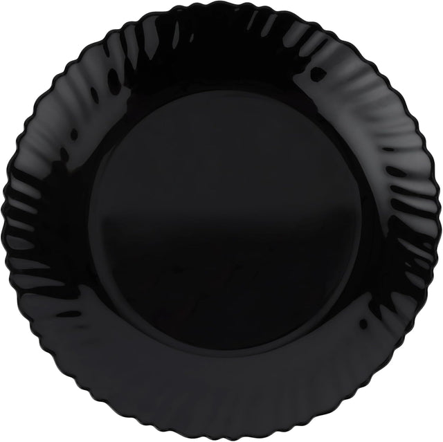 Royalford Opalware Dinner Plates RF11903 Serving Plates, Rice Plates, Entrees, Pasta, Gril, Fish, Steaks, Main Course Meals Dishwasher Safe, Microwave Safe Serverware - 24CM - Black - Al Kabayel Discount CentreRoyalford Opalware Dinner Plates RF11903 Serving Plates, Rice Plates, Entrees, Pasta, Gril, Fish, Steaks, Main Course Meals Dishwasher Safe, Microwave Safe Serverware - 24CM - BlackPlatesROYALFORDAl Kabayel Discount Centre