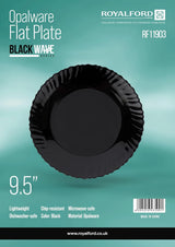 Royalford Opalware Dinner Plates RF11903 Serving Plates, Rice Plates, Entrees, Pasta, Gril, Fish, Steaks, Main Course Meals Dishwasher Safe, Microwave Safe Serverware - 24CM - Black - Al Kabayel Discount CentreRoyalford Opalware Dinner Plates RF11903 Serving Plates, Rice Plates, Entrees, Pasta, Gril, Fish, Steaks, Main Course Meals Dishwasher Safe, Microwave Safe Serverware - 24CM - BlackPlatesROYALFORDAl Kabayel Discount Centre
