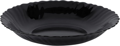 Royalford Opalware Shallow Soup Plates RF11904 Pasta Plates, Dinner Plates, Deep Plates, Cereal Plates, Oats Meal, Microwave Safe, Freezer Safe, Dishwasher Safe - 22CM - Black - Al Kabayel Discount CentreRoyalford Opalware Shallow Soup Plates RF11904 Pasta Plates, Dinner Plates, Deep Plates, Cereal Plates, Oats Meal, Microwave Safe, Freezer Safe, Dishwasher Safe - 22CM - BlackPlatesROYALFORDAl Kabayel Discount Centre