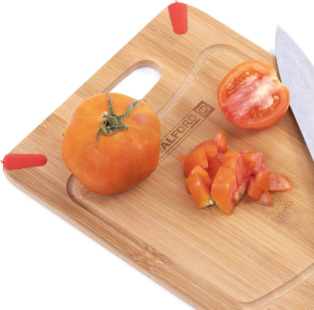 Royalford Organic Bamboo Cutting Board 25cm*20cm*0.8cm, Naturally Antibacterial - RF8685 - Al Kabayel Discount CentreRoyalford Organic Bamboo Cutting Board 25cm*20cm*0.8cm, Naturally Antibacterial - RF8685Kitchen Utensils & GadgetsROYALFORDAl Kabayel Discount Centre
