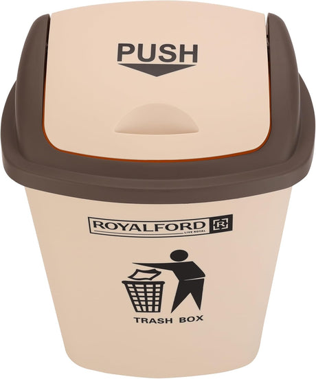 Royalford Plastic Flip Top Waste Bins Large With Swing Lid Durable RF12403 - 20Liter - Al Kabayel Discount CentreRoyalford Plastic Flip Top Waste Bins Large With Swing Lid Durable RF12403 - 20LiterOrganizers & AccessoriesROYALFORDAl Kabayel Discount Centre