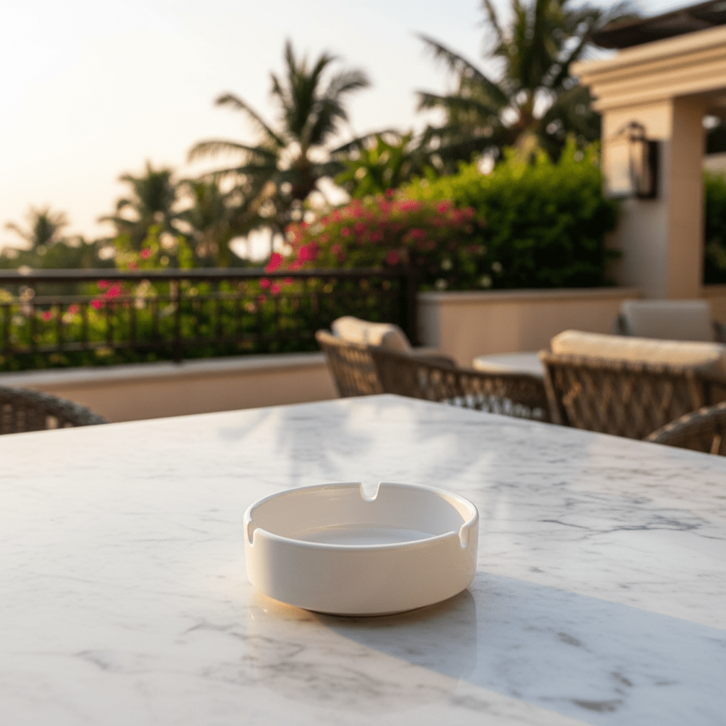 Royalford Premium White Ceramic Ashtray – 4 - Inch - Al Kabayel Discount CentreRoyalford Premium White Ceramic Ashtray – 4 - InchOrganizers & AccessoriesROYAL FORDAl Kabayel Discount Centre