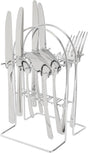 Royalford Prima - Siver 24pcs Stainless Steel Cutlery Set (Tea Spoon - 6pc, Table Spoon - 6pc, Table Fork - 6pc, Table Knife - 6pc), RF12463 - Al Kabayel Discount CentreRoyalford Prima - Siver 24pcs Stainless Steel Cutlery Set (Tea Spoon - 6pc, Table Spoon - 6pc, Table Fork - 6pc, Table Knife - 6pc), RF12463Cookware AccessoriesROYALFORDAl Kabayel Discount Centre