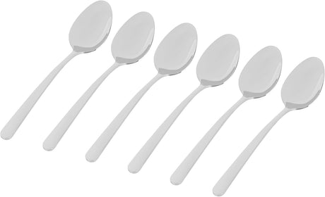 Royalford Prima - Siver 24pcs Stainless Steel Cutlery Set (Tea Spoon - 6pc, Table Spoon - 6pc, Table Fork - 6pc, Table Knife - 6pc), RF12463 - Al Kabayel Discount CentreRoyalford Prima - Siver 24pcs Stainless Steel Cutlery Set (Tea Spoon - 6pc, Table Spoon - 6pc, Table Fork - 6pc, Table Knife - 6pc), RF12463Cookware AccessoriesROYALFORDAl Kabayel Discount Centre