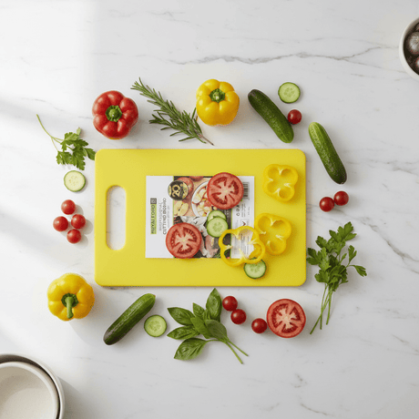 Royalford Professional Yellow Cutting Board | BPA - Free Polymer | 29.5 x 19.5 cm - Al Kabayel Discount CentreRoyalford Professional Yellow Cutting Board | BPA - Free Polymer | 29.5 x 19.5 cmKitchen Utensils & GadgetsROYALFORDAl Kabayel Discount Centre