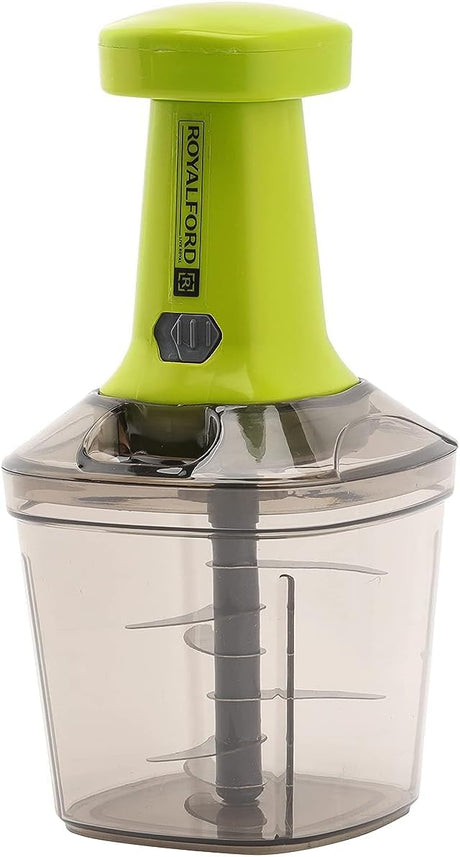 RoyalFord Push Chopper RF11158 Compact Chopper with 6 Blades Suitable BPA Free - 1000ML - Al Kabayel Discount CentreRoyalFord Push Chopper RF11158 Compact Chopper with 6 Blades Suitable BPA Free - 1000MLKitchen Utensils & GadgetsROYALFORDAl Kabayel Discount Centre