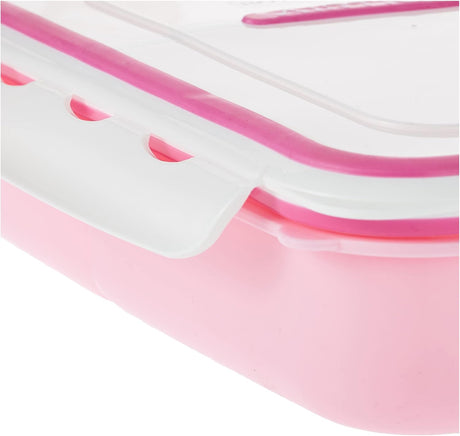 ROYALFORD Rectangular Airtight Lunch Box 1200ml, Pink/White - RF4398PN - Al Kabayel Discount CentreROYALFORD Rectangular Airtight Lunch Box 1200ml, Pink/White - RF4398PNFood ContainersROYALFORDAl Kabayel Discount Centre
