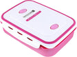 ROYALFORD Rectangular Airtight Lunch Box 1200ml, Pink/White - RF4398PN - Al Kabayel Discount CentreROYALFORD Rectangular Airtight Lunch Box 1200ml, Pink/White - RF4398PNFood ContainersROYALFORDAl Kabayel Discount Centre