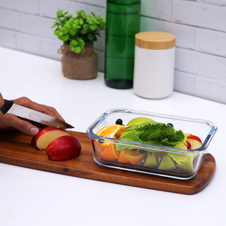 ROYALFORD Rectangular Glass Air - Tight Food Container 640ml, RF6248 - Al Kabayel Discount CentreROYALFORD Rectangular Glass Air - Tight Food Container 640ml, RF6248Food ContainersROYALFORDAl Kabayel Discount Centre