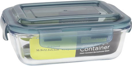 ROYALFORD Rectangular Glass Air - Tight Food Container 640ml, RF6248 - Al Kabayel Discount CentreROYALFORD Rectangular Glass Air - Tight Food Container 640ml, RF6248Food ContainersROYALFORDAl Kabayel Discount Centre