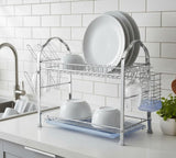 ROYALFORD RF2563 Wall Hanging 2 - Layer Dish Rack – Aluminum Kitchen Drying Stand with Drip Tray, 540 x 252 x 378 mm - Al Kabayel Discount CentreROYALFORD RF2563 Wall Hanging 2 - Layer Dish Rack – Aluminum Kitchen Drying Stand with Drip Tray, 540 x 252 x 378 mmOrganizers & AccessoriesROYALFORDAl Kabayel Discount Centre