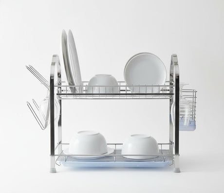 ROYALFORD RF2563 Wall Hanging 2 - Layer Dish Rack – Aluminum Kitchen Drying Stand with Drip Tray, 540 x 252 x 378 mm - Al Kabayel Discount CentreROYALFORD RF2563 Wall Hanging 2 - Layer Dish Rack – Aluminum Kitchen Drying Stand with Drip Tray, 540 x 252 x 378 mmOrganizers & AccessoriesROYALFORDAl Kabayel Discount Centre
