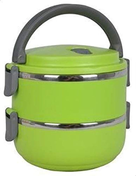 Royalford RF4673 Double Layer Lunch Box 1800Ml – Leak - Proof & Airtight Lid Food Storage Container – High - Quality Stainless Steel Inner, Non - Toxic and Extended Fastening Lid Design – Portable & Dishwasher Safe - Al Kabayel Discount CentreRoyalford RF4673 Double Layer Lunch Box 1800Ml – Leak - Proof & Airtight Lid Food Storage Container – High - Quality Stainless Steel Inner, Non - Toxic and Extended Fastening Lid Design – Portable & Dishwasher SafeLunch BoxROYALFORDAl Kabayel Discount Centr