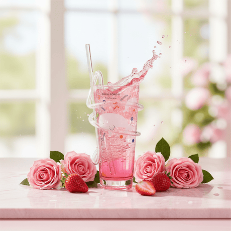 Royalford RF6167 Transparent Acrylic Glass With Straw 140ml - Drinking Tube Resistant Clear Juice Cup, Rose - Al Kabayel Discount CentreRoyalford RF6167 Transparent Acrylic Glass With Straw 140ml - Drinking Tube Resistant Clear Juice Cup, RoseTumblersAKDCAl Kabayel Discount Centre