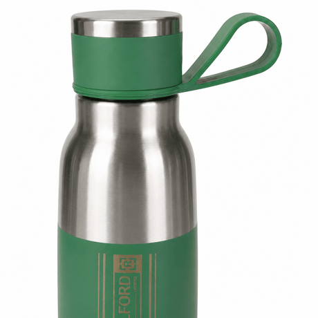 Royalford Silver & Green Double Wall Vacuum Insulated Water Bottle - 500ml - Al Kabayel Discount CentreRoyalford Silver & Green Double Wall Vacuum Insulated Water Bottle - 500mlWater BottlesROYALFORDAl Kabayel Discount Centre
