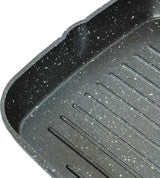 ROYALFORD Square Grill Pan Granite Coated Die - Cast Aluminum 24cm x 24cm x 5cm, 4mm Thickness - Al Kabayel Discount CentreROYALFORD Square Grill Pan Granite Coated Die - Cast Aluminum 24cm x 24cm x 5cm, 4mm ThicknessFrying Pans & SkilletsROYALFORDAl Kabayel Discount Centre