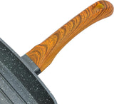 ROYALFORD Square Grill Pan Granite Coated Die - Cast Aluminum 24cm x 24cm x 5cm, 4mm Thickness - Al Kabayel Discount CentreROYALFORD Square Grill Pan Granite Coated Die - Cast Aluminum 24cm x 24cm x 5cm, 4mm ThicknessFrying Pans & SkilletsROYALFORDAl Kabayel Discount Centre