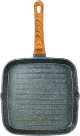 ROYALFORD Square Grill Pan Granite Coated Die - Cast Aluminum 24cm x 24cm x 5cm, 4mm Thickness - Al Kabayel Discount CentreROYALFORD Square Grill Pan Granite Coated Die - Cast Aluminum 24cm x 24cm x 5cm, 4mm ThicknessFrying Pans & SkilletsROYALFORDAl Kabayel Discount Centre