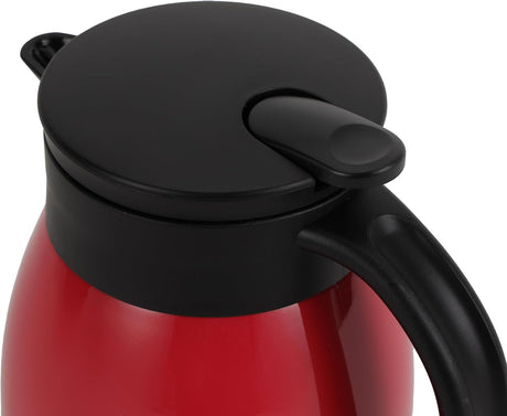 Royalford Stainless Steel Coffee Pot 500ml, SS304 Inner Pot, Red - RF8303 - Al Kabayel Discount CentreRoyalford Stainless Steel Coffee Pot 500ml, SS304 Inner Pot, Red - RF8303Tea/Coffee PotsROYALFORDAl Kabayel Discount Centre