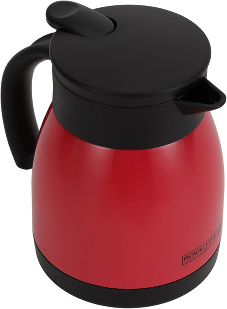 Royalford Stainless Steel Coffee Pot 500ml, SS304 Inner Pot, Red - RF8303 - Al Kabayel Discount CentreRoyalford Stainless Steel Coffee Pot 500ml, SS304 Inner Pot, Red - RF8303Tea/Coffee PotsROYALFORDAl Kabayel Discount Centre