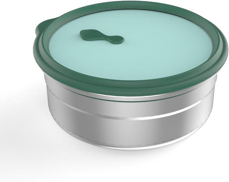ROYALFORD Stainless Steel Round Lunch Box 700ml, Green - RF12626 - Al Kabayel Discount CentreROYALFORD Stainless Steel Round Lunch Box 700ml, Green - RF12626Food ContainersROYALFORDAl Kabayel Discount Centre