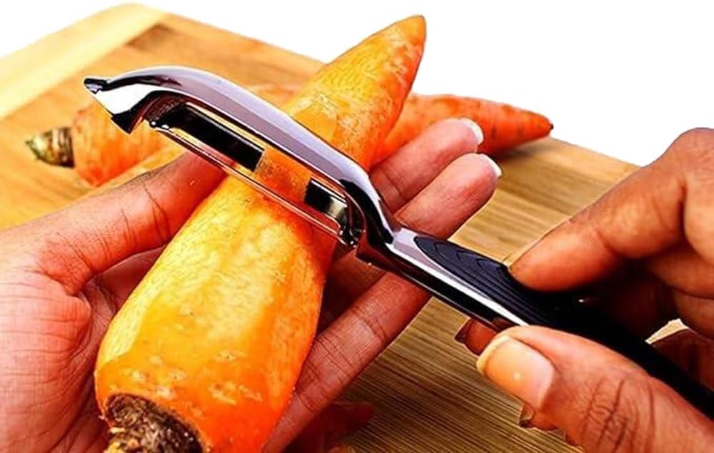 Royalford Stainless Steel T - Peeler – 16.5cm Precision Vegetable Peeler (RF4642) - Al Kabayel Discount CentreRoyalford Stainless Steel T - Peeler – 16.5cm Precision Vegetable Peeler (RF4642)PeelersROYALFORDAl Kabayel Discount Centre