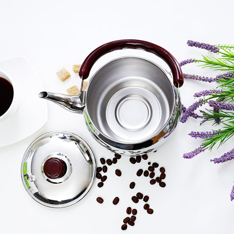 ROYALFORD Stainless Steel Tea Kettle 750ml - RF6188, Induction Compatible - Al Kabayel Discount CentreROYALFORD Stainless Steel Tea Kettle 750ml - RF6188, Induction CompatibleTea/Coffee PotsROYALFORDAl Kabayel Discount Centre
