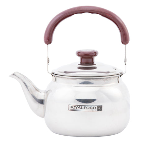 ROYALFORD Stainless Steel Tea Kettle 750ml - RF6188, Induction Compatible - Al Kabayel Discount CentreROYALFORD Stainless Steel Tea Kettle 750ml - RF6188, Induction CompatibleTea/Coffee PotsROYALFORDAl Kabayel Discount Centre