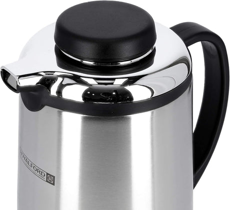 Royalford Stainless Steel Vaccum Flask 1000ml, Stainless Steel Inner Pot, Strong & Durable Design, 12hr Hot - 24hr Cold - RF6894 - Al Kabayel Discount CentreRoyalford Stainless Steel Vaccum Flask 1000ml, Stainless Steel Inner Pot, Strong & Durable Design, 12hr Hot - 24hr Cold - RF6894ThermosROYALFORDAl Kabayel Discount Centre