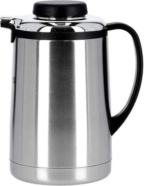 Royalford Stainless Steel Vaccum Flask 1300ml, Stainless Steel Inner Pot, Strong & Durable Design, 12hr Hot - 24hr Cold - RF6895 - Al Kabayel Discount CentreRoyalford Stainless Steel Vaccum Flask 1300ml, Stainless Steel Inner Pot, Strong & Durable Design, 12hr Hot - 24hr Cold - RF6895ThermosROYALFORDAl Kabayel Discount Centre