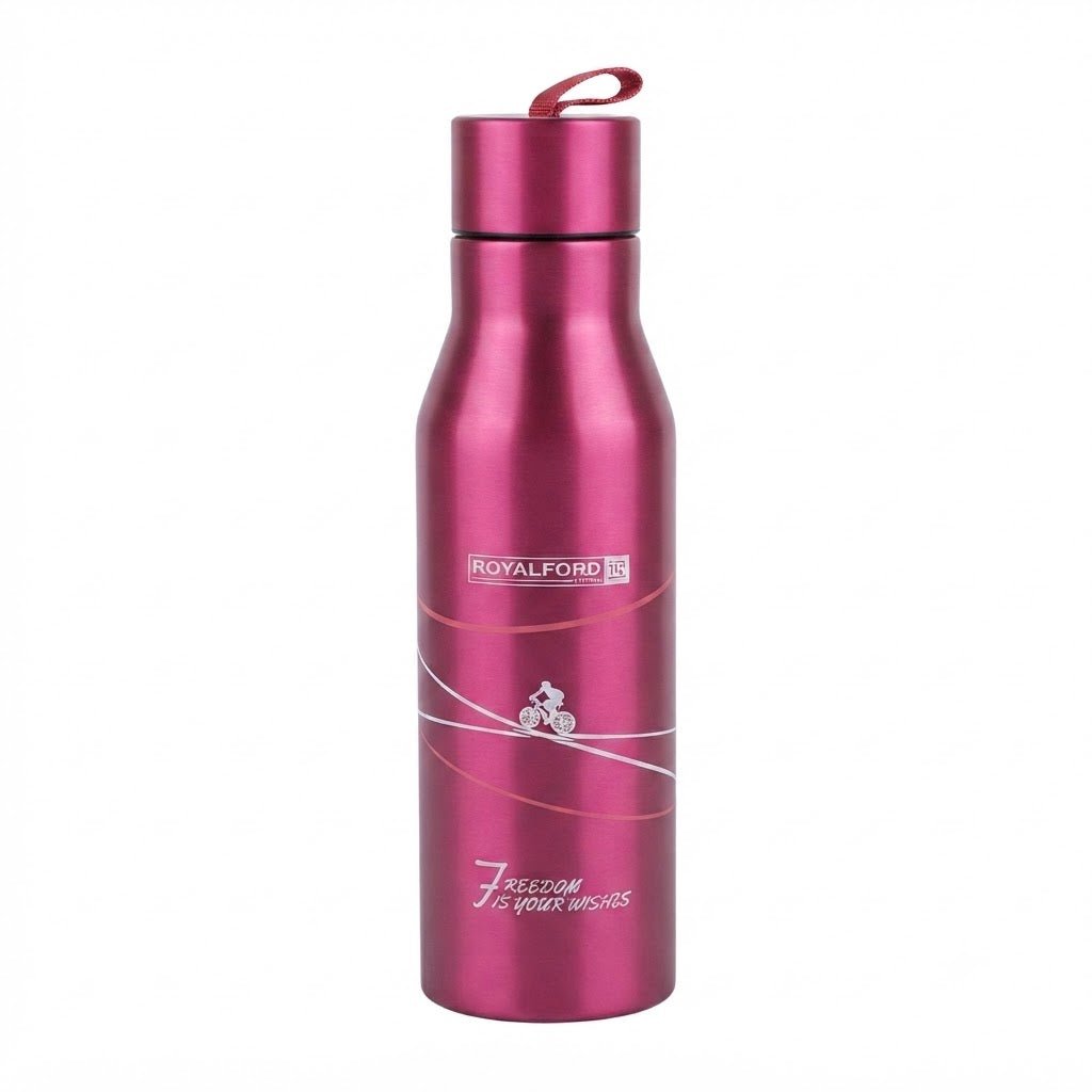 Royalford Stainless Steel Vacuum Bottle - 450ml - Blue / Pink - Al Kabayel Discount CentreRoyalford Stainless Steel Vacuum Bottle - 450ml - Blue / PinkWater BottlesROYALFORDAl Kabayel Discount Centre