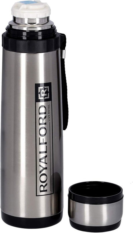 Royalford Stainless Steel Vacuum Bottle, RF9460 - 800ML - Al Kabayel Discount CentreRoyalford Stainless Steel Vacuum Bottle, RF9460 - 800MLThermosROYALFORDAl Kabayel Discount Centre