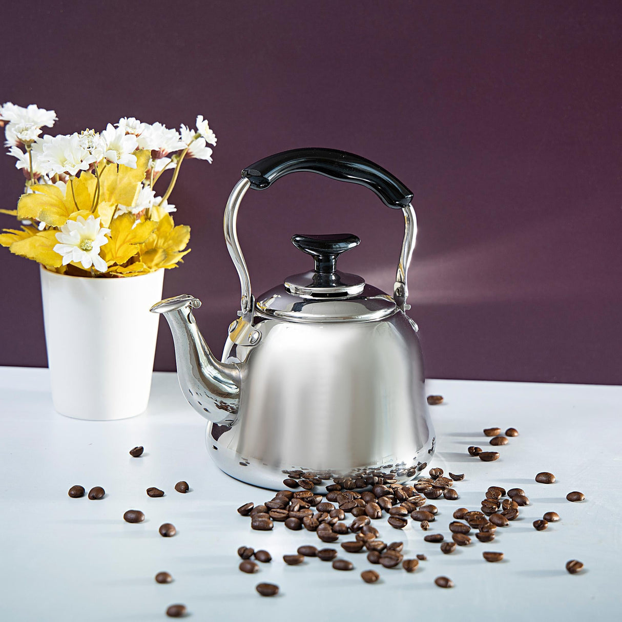 ROYALFORD Stainless Steel Whistling Kettle 1000ml - RF9563 - Al Kabayel Discount CentreROYALFORD Stainless Steel Whistling Kettle 1000ml - RF9563Tea/Coffee PotsROYALFORDAl Kabayel Discount Centre