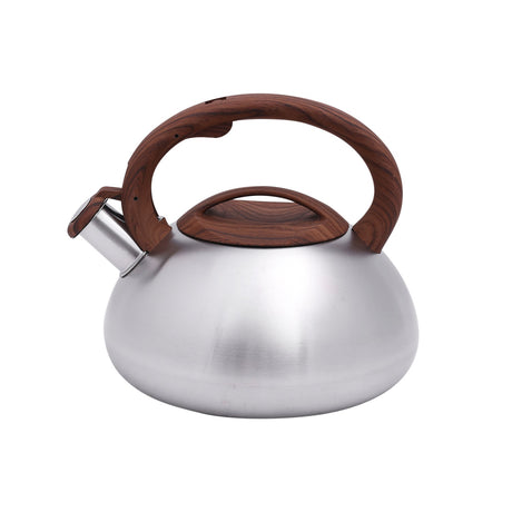 ROYALFORD Stainless Steel Whistling Kettle 3000ml, Elegant Wood Finish - RF9843 - Al Kabayel Discount CentreROYALFORD Stainless Steel Whistling Kettle 3000ml, Elegant Wood Finish - RF9843Tea/Coffee PotsROYALFORDAl Kabayel Discount Centre