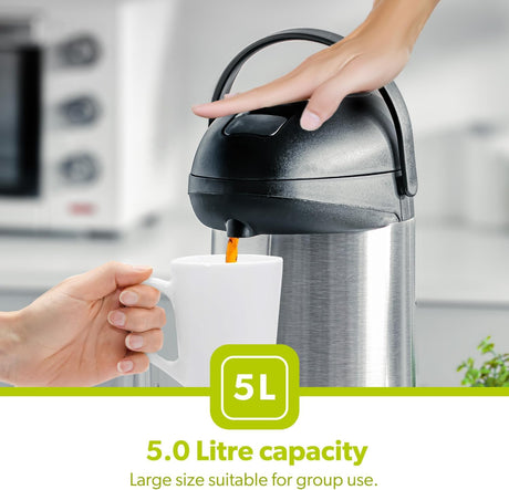 Royalford Vacuum Flask - RF8338 - 5 Ltr - Al Kabayel Discount CentreRoyalford Vacuum Flask - RF8338 - 5 LtrThermosROYALFORDAl Kabayel Discount Centre