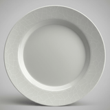 Royalford White Melamine Deep Plate — Elegant Crackle Rim Design | 10 Inch - Al Kabayel Discount CentreRoyalford White Melamine Deep Plate — Elegant Crackle Rim Design | 10 InchPlatesROYALFORDAl Kabayel Discount Centre