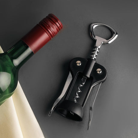 Royalford Wing Corkscrew Wine Bottle Opener – Stainless Steel 17cm (RF10773) - Al Kabayel Discount CentreRoyalford Wing Corkscrew Wine Bottle Opener – Stainless Steel 17cm (RF10773)Can OpenersROYALFORDAl Kabayel Discount Centre