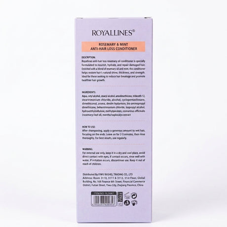 Royallines Anti-Hair Loss Rosemary & Mint Conditioner 750ml - Al Kabayel Discount CentreRoyallines Anti-Hair Loss Rosemary & Mint Conditioner 750mlShampoo/ConditionerROYALLINESAl Kabayel Discount Centre