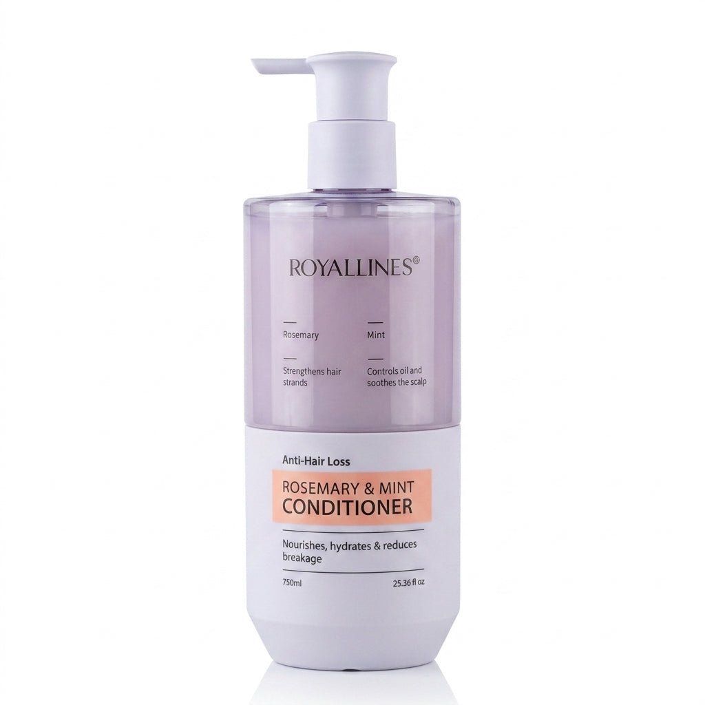 Royallines Anti-Hair Loss Rosemary & Mint Conditioner 750ml - Al Kabayel Discount CentreRoyallines Anti-Hair Loss Rosemary & Mint Conditioner 750mlShampoo/ConditionerROYALLINESAl Kabayel Discount Centre