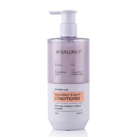 Royallines Anti-Hair Loss Rosemary & Mint Conditioner 750ml - Al Kabayel Discount CentreRoyallines Anti-Hair Loss Rosemary & Mint Conditioner 750mlShampoo/ConditionerROYALLINESAl Kabayel Discount Centre