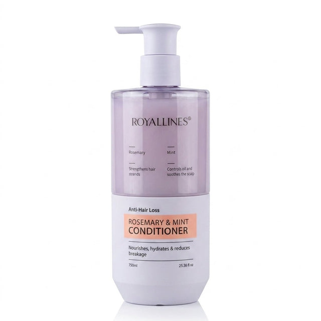 Royallines Anti-Hair Loss Rosemary & Mint Conditioner 750ml - Al Kabayel Discount CentreRoyallines Anti-Hair Loss Rosemary & Mint Conditioner 750mlShampoo/ConditionerROYALLINESAl Kabayel Discount Centre