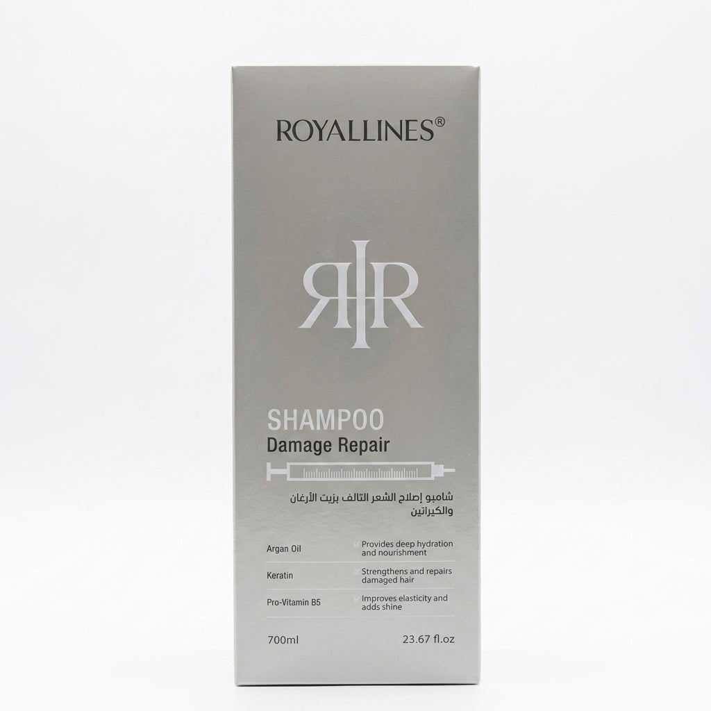 Royallines Argan Oil & Keratin Damage Repair Shampoo 700ml - Al Kabayel Discount CentreRoyallines Argan Oil & Keratin Damage Repair Shampoo 700mlShampoo/ConditionerROYALLINESAl Kabayel Discount Centre