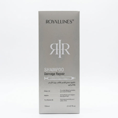 Royallines Argan Oil & Keratin Damage Repair Shampoo 700ml - Al Kabayel Discount CentreRoyallines Argan Oil & Keratin Damage Repair Shampoo 700mlShampoo/ConditionerROYALLINESAl Kabayel Discount Centre