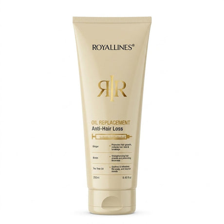 Royallines Ginger & Biotin Anti-Hair Loss Oil Replacement – 250ml - Al Kabayel Discount CentreRoyallines Ginger & Biotin Anti-Hair Loss Oil Replacement – 250mlHair CareROYALLINESAl Kabayel Discount Centre