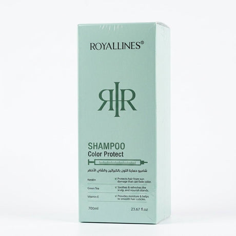 Royallines Keratin & Green Tea Color Protect Shampoo 700ml - Al Kabayel Discount CentreRoyallines Keratin & Green Tea Color Protect Shampoo 700mlShampoo/ConditionerROYALLINESAl Kabayel Discount Centre