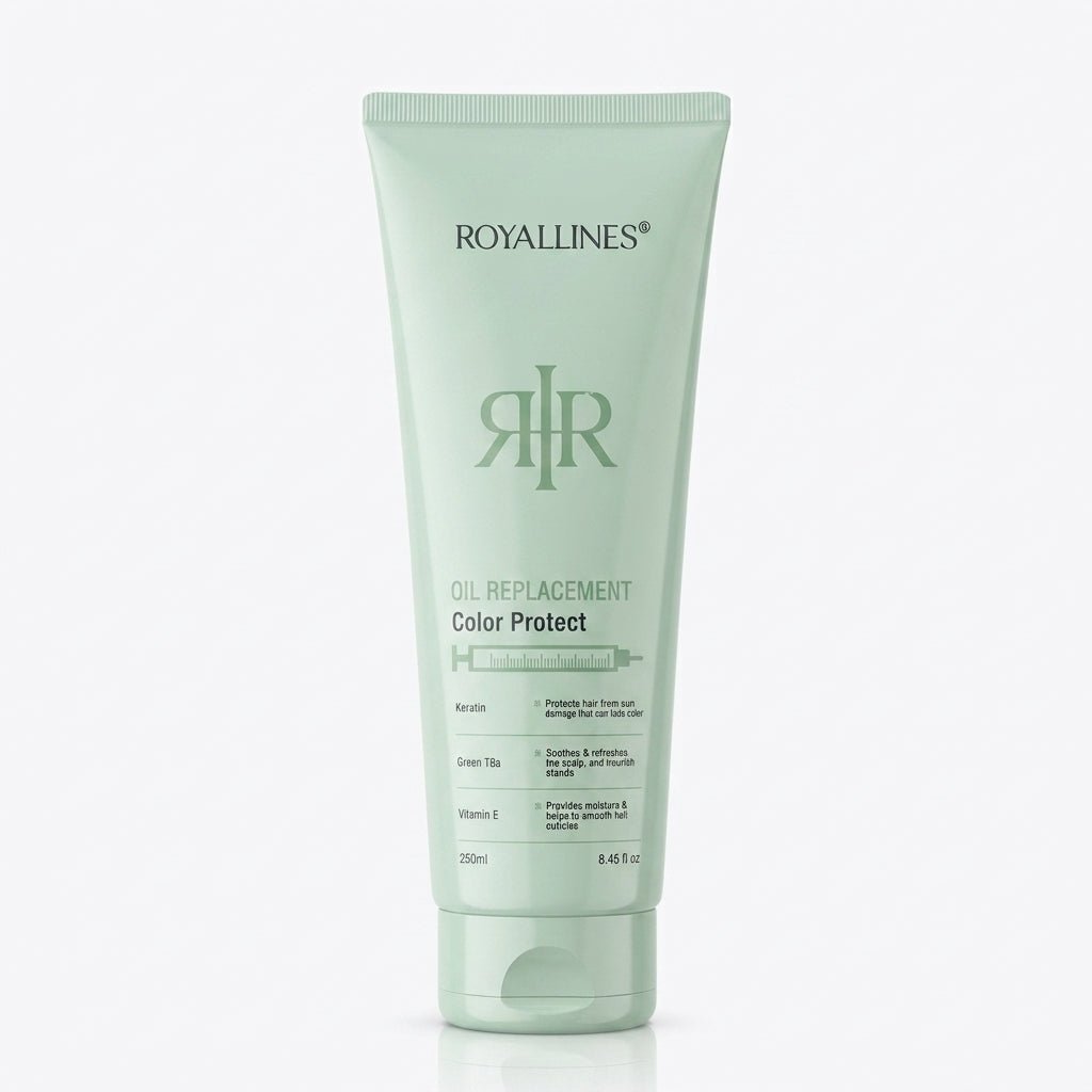 Royallines Keratin & Green Tea Oil Replacement – Color Protect (250ml) - Al Kabayel Discount CentreRoyallines Keratin & Green Tea Oil Replacement – Color Protect (250ml)Hair CareROYALLINESAl Kabayel Discount Centre