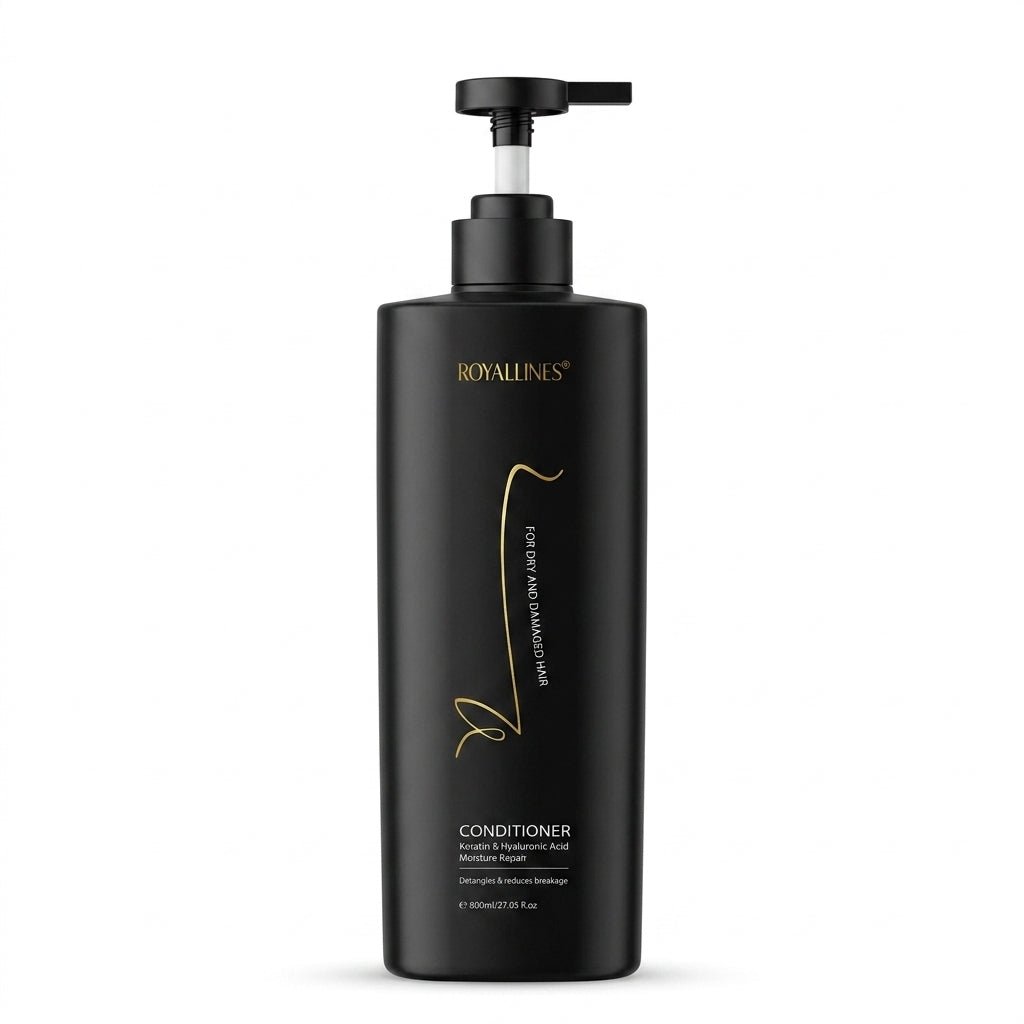 Royallines Keratin & Hyaluronic Acid Moisture Repair Conditioner – 800ml - Al Kabayel Discount CentreRoyallines Keratin & Hyaluronic Acid Moisture Repair Conditioner – 800mlShampoo/ConditionerROYALLINESAl Kabayel Discount Centre