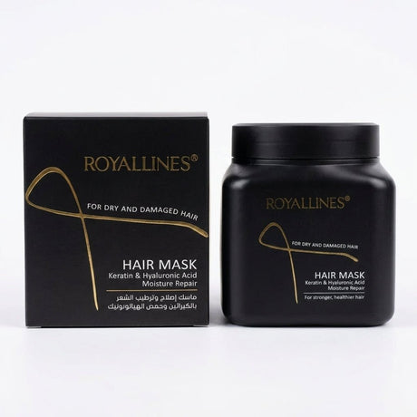 Royallines Keratin & Hyaluronic Acid Moisture Repair Hair Mask – 800ml - Al Kabayel Discount CentreRoyallines Keratin & Hyaluronic Acid Moisture Repair Hair Mask – 800mlHair MasksROYALLINESAl Kabayel Discount Centre